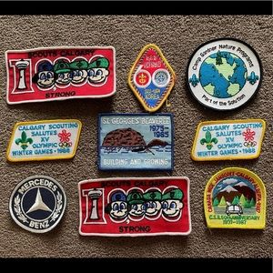 Vintage Canadian Embroidered Patches, 9